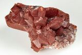 Natural Red Quartz Crystal Cluster - Morocco #199074-1